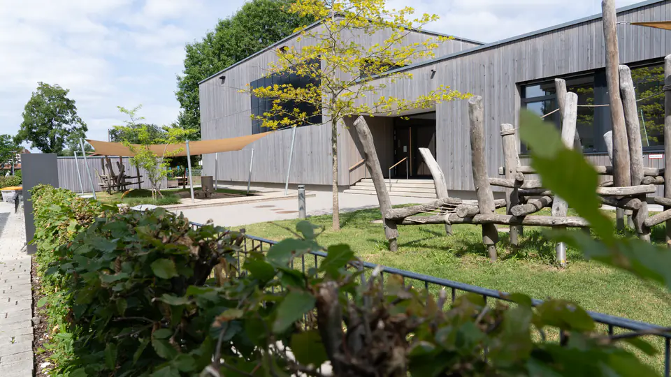 Außenansicht Kindergarten Arche Mariabrunn