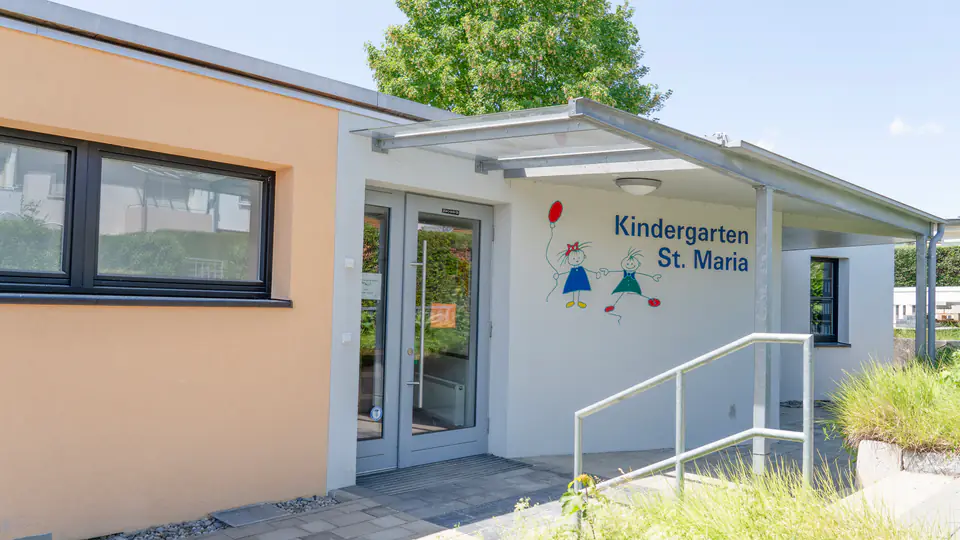 Außenansicht Kindergarten St. Maria (Jettenhausen)