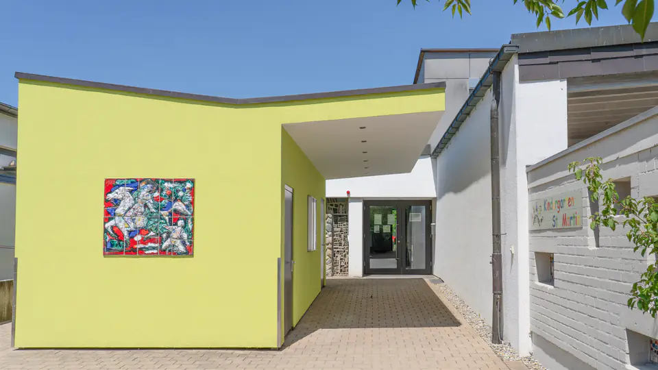 Außenansicht Kindergarten St. Martin Oberteuringen